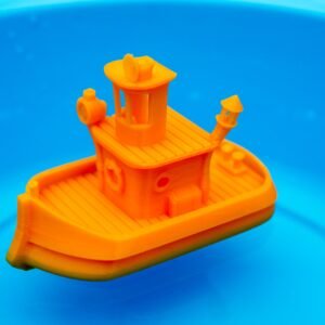 Pequeno barquinho impresso em 3D