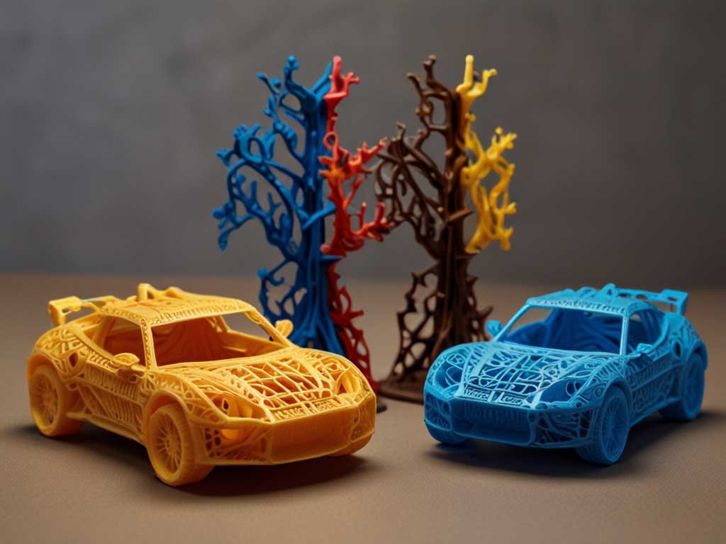 Carros impressos em 3D
